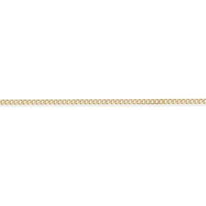 Jewelco London 9ct Yellow Gold - Premium Quality Curb Pendant Chain Necklace - 2 Jewelco London 9ct Yellow Gold - Premium Quality Curb Pendant Chain Necklace - 2