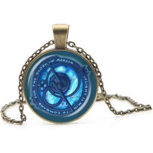 Unbranded Vintage Amulet Trollhunters Pendant Necklace Toys Jewelry Bronze Chain for Child Unbranded Vintage Amulet Trollhunters Pendant Necklace Toys Jewelry Bronze Chain for Child