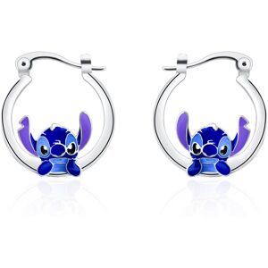 Unbranded Anime Stitch Hoop Earrings Silver Cartoon Delicate Female Jewelry Accessories fo Unbranded Anime Stitch Hoop Earrings Silver Cartoon Delicate Female Jewelry Accessories fo