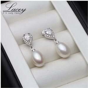 Unbranded Freshwater Pearl Earrings Drop Earrings For Women,925 Silver Natural Pearl Earri Unbranded Freshwater Pearl Earrings Drop Earrings For Women,925 Silver Natural Pearl Earri
