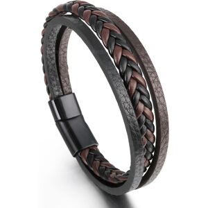Unbranded Retro Cattle Leather Bracelet Bangle Multi-Layer Alloy Woven Men Charm Braided R Unbranded Retro Cattle Leather Bracelet Bangle Multi-Layer Alloy Woven Men Charm Braided R