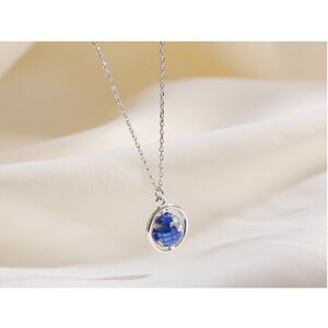 Unbranded version 100% 925 Sterling Silver Love Globe Pendant Necklace For Women Rotatable Unbranded version 100% 925 Sterling Silver Love Globe Pendant Necklace For Women Rotatable