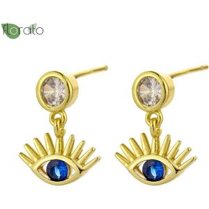 Unbranded 925 Sterling Silver Needle Evil Eye Earrings for Women Delicate Silver Stud Earr Unbranded 925 Sterling Silver Needle Evil Eye Earrings for Women Delicate Silver Stud Earr