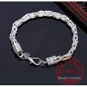 Unbranded 925 Sterling Silver Bracelet Classic faucet Charm Bracelets & Bangles Chains For Unbranded 925 Sterling Silver Bracelet Classic faucet Charm Bracelets & Bangles Chains For
