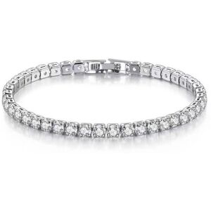 Unbranded 2-6.5mm Real Moissanite Tennis Bracelet for Women Christmas Gift Platinum Plated Unbranded 2-6.5mm Real Moissanite Tennis Bracelet for Women Christmas Gift Platinum Plated