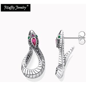 Unbranded Earrings Snake Hinged Hoop Fine Jewerly Women Ear Studs in 925 Sterling Silver W Unbranded Earrings Snake Hinged Hoop Fine Jewerly Women Ear Studs in 925 Sterling Silver W