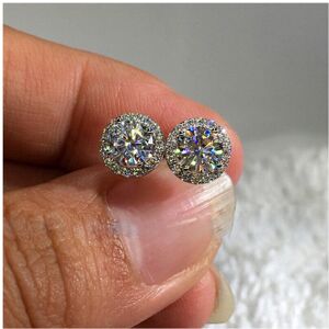 Unbranded 925 Sterling silver 6mm Small 5a Zircon Stud Earing Earrings for women christmas Unbranded 925 Sterling silver 6mm Small 5a Zircon Stud Earing Earrings for women christmas