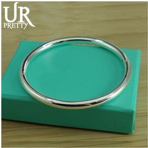 Unbranded Female 925 Sterling Silver Bangle Solid Smooth Bangle For Women Charm Jewelry Pa Unbranded Female 925 Sterling Silver Bangle Solid Smooth Bangle For Women Charm Jewelry Pa