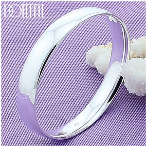 Unbranded 925 Sterling Silver 10mm Smooth Solid Bracelet Bangles for Women & Men - Wedding Unbranded 925 Sterling Silver 10mm Smooth Solid Bracelet Bangles for Women & Men - Wedding