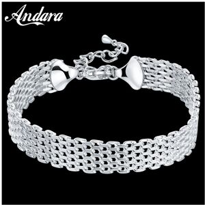 Unbranded Jewelry 925 Sterling Silver Bracelet Mesh Bracelet Woman Jewelry Gift Unbranded Jewelry 925 Sterling Silver Bracelet Mesh Bracelet Woman Jewelry Gift