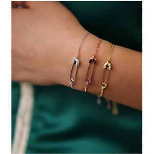 Unbranded 100% 925 sterling silver delicate jewelry micro pave cz safety pin charm silver Unbranded 100% 925 sterling silver delicate jewelry micro pave cz safety pin charm silver