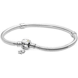 Unbranded 925 Sterling Silver Moments Leaves Daisy Flower Clasp Snake Chain Bracelet Bangl Unbranded 925 Sterling Silver Moments Leaves Daisy Flower Clasp Snake Chain Bracelet Bangl