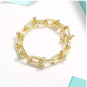 Unbranded 925 Sterling Silver Bracelet womens U-shaped electroplating 18k rose inlaid zirc Unbranded 925 Sterling Silver Bracelet womens U-shaped electroplating 18k rose inlaid zirc