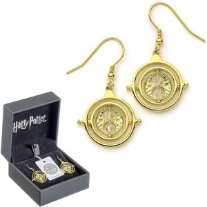 Harry Potter Time Turner Gold Plated Sterling Silver Drop Earrings with Swarovsk Harry Potter Time Turner Gold Plated Sterling Silver Drop Earrings with Swarovsk