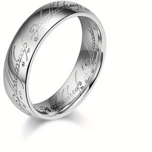 Unbranded 1PC Stainless Steel Ring For Men Women Lord Of The Ring Jewelry Gift Unbranded 1PC Stainless Steel Ring For Men Women Lord Of The Ring Jewelry Gift