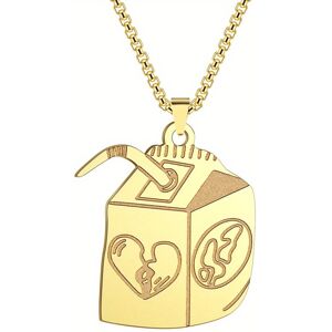 Unbranded Juice Box Stainless Steel Pendant Necklace Unisex Choker Hiphop Chain Necklaces Unbranded Juice Box Stainless Steel Pendant Necklace Unisex Choker Hiphop Chain Necklaces