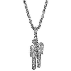 Unbranded Billie Eilish Women Necklaces Silver Pendant,charms Unbranded Billie Eilish Women Necklaces Silver Pendant,charms