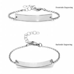 Unbranded Baby Name Bracelet 18K Stainless Steel Adjustable Newborn Child ID Bracelet Pers Unbranded Baby Name Bracelet 18K Stainless Steel Adjustable Newborn Child ID Bracelet Pers
