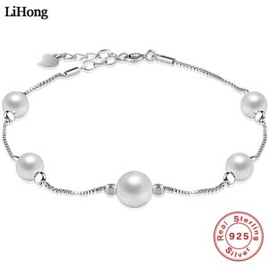 Unbranded 925 Sterling Silver Bracelet Natural Freshwater Pearl Bracelet Woman Jewelry Cha Unbranded 925 Sterling Silver Bracelet Natural Freshwater Pearl Bracelet Woman Jewelry Cha
