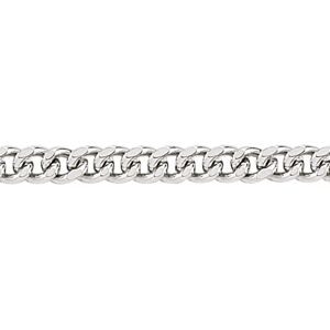 (20) Jewelco London Rhodium Plated Sterling Silver Curb Pendant Chain Necklace 2 (20) Jewelco London Rhodium Plated Sterling Silver Curb Pendant Chain Necklace 2