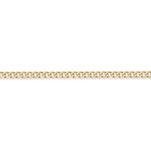 (24) Jewelco London 9ct Yellow Gold - Premium Quality Curb Pendant Chain Necklac (24) Jewelco London 9ct Yellow Gold - Premium Quality Curb Pendant Chain Necklac