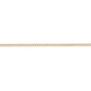 Jewelco London 9ct Yellow Gold - Premium Quality Curb Pendant Chain Necklace - 2 Jewelco London 9ct Yellow Gold - Premium Quality Curb Pendant Chain Necklace - 2