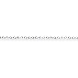 (20) Jewelco London 18ct White Gold - Fine Trace Pendant Chain Necklace - 1.2mm (20) Jewelco London 18ct White Gold - Fine Trace Pendant Chain Necklace - 1.2mm