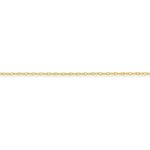 (22) Jewelco London 9ct Yellow Gold - Diamond-Cut Oval Belcher Pendant Chain Nec (22) Jewelco London 9ct Yellow Gold - Diamond-Cut Oval Belcher Pendant Chain Nec