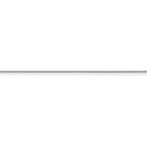 (22) Jewelco London 9ct White Gold - Tightly-linked Classic Curb Pendant Chain N (22) Jewelco London 9ct White Gold - Tightly-linked Classic Curb Pendant Chain N