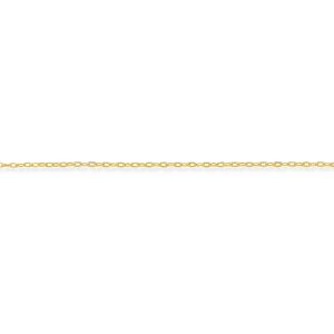 Jewelco London 9ct Yellow Gold - Diamond-Cut Oval Belcher Pendant Chain Necklace Jewelco London 9ct Yellow Gold - Diamond-Cut Oval Belcher Pendant Chain Necklace