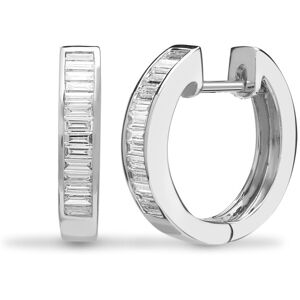 Jewelco London Solid 18ct White Gold Channel Set Baguette G VS 0.53ct Diamond Et Jewelco London Solid 18ct White Gold Channel Set Baguette G VS 0.53ct Diamond Et