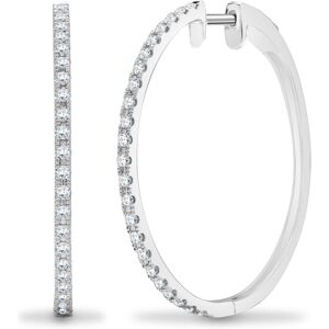 Jewelco London Solid 18ct White Gold Pave Set Round G SI1 0.48ct Diamond Eternit Jewelco London Solid 18ct White Gold Pave Set Round G SI1 0.48ct Diamond Eternit