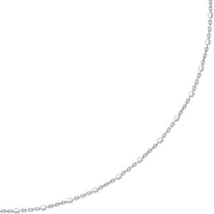 Jewelco London Ladies Rhodium Plated Sterling Silver Octagon Prism Bead Chain Ch Jewelco London Ladies Rhodium Plated Sterling Silver Octagon Prism Bead Chain Ch