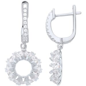 Jewelco London Ladies Sterling Silver Cubic Zirconia Eternity Ring Style Drop Ea Jewelco London Ladies Sterling Silver Cubic Zirconia Eternity Ring Style Drop Ea