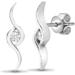 Jewelco London Ladies Solid 18ct White Gold Rub Over Set Round G SI1 0.12ct Diam Jewelco London Ladies Solid 18ct White Gold Rub Over Set Round G SI1 0.12ct Diam
