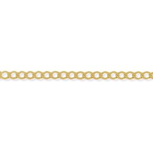 (20) Jewelco London 9ct Yellow Gold - High Performance Curb Pendant Chain Neckla (20) Jewelco London 9ct Yellow Gold - High Performance Curb Pendant Chain Neckla
