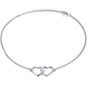 Philip Jones Jewellery Philip Jones Sterling Silver Heart Link Bracelet Philip Jones Jewellery Philip Jones Sterling Silver Heart Link Bracelet
