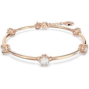 Swarovski Constella Bangle Bracelet, Clear Round-Cut Crystals in a Rose-Gold Ton Swarovski Constella Bangle Bracelet, Clear Round-Cut Crystals in a Rose-Gold Ton