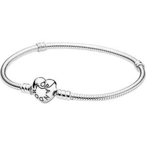 Unbranded (A3-23cm) A1 18cm Silver Plated Heart & Leaf Charm Snake Chain Bracelet Unbranded (A3-23cm) A1 18cm Silver Plated Heart & Leaf Charm Snake Chain Bracelet