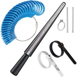 Unbranded Ring Size Measuring Tool Set, Ring Mandrel Ring Sizer Gauge Unbranded Ring Size Measuring Tool Set, Ring Mandrel Ring Sizer Gauge