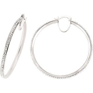 Jewelco London Ladies Sterling Silver Cubic Zirconia Channel Set Eternity Hoop E Jewelco London Ladies Sterling Silver Cubic Zirconia Channel Set Eternity Hoop E