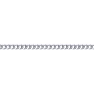 (20) Jewelco London Rhodium Plated Sterling Silver Curb Link Pendant Chain Neckl (20) Jewelco London Rhodium Plated Sterling Silver Curb Link Pendant Chain Neckl