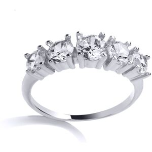 (R) Jewelco London Ladies Rhodium Plated Sterling Silver Cubic zirconia Eternity (R) Jewelco London Ladies Rhodium Plated Sterling Silver Cubic zirconia Eternity