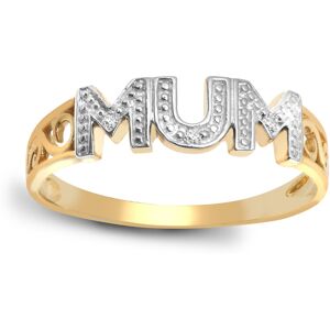 (T) Jewelco London Ladies Solid 9ct Yellow Gold Pave Set Round H I2 0.02ct Diamo (T) Jewelco London Ladies Solid 9ct Yellow Gold Pave Set Round H I2 0.02ct Diamo