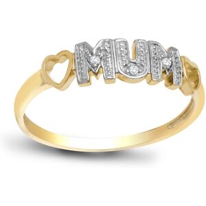 (T) Jewelco London Ladies Solid 9ct Yellow Gold Pave Set Round H I2 0.02ct Diamo (T) Jewelco London Ladies Solid 9ct Yellow Gold Pave Set Round H I2 0.02ct Diamo