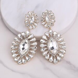 Unbranded (E1542 White) Statement Crystal Rhinestone Claw Big Glassrhinestones Drop Earrin Unbranded (E1542 White) Statement Crystal Rhinestone Claw Big Glassrhinestones Drop Earrin