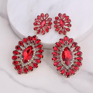 Unbranded (E1542 Red) Statement Crystal Rhinestone Claw Big Glassrhinestones Drop Earring Unbranded (E1542 Red) Statement Crystal Rhinestone Claw Big Glassrhinestones Drop Earring