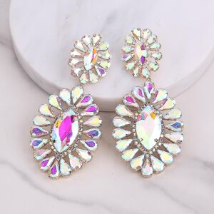 Unbranded (E1542 White AB) Statement Crystal Rhinestone Claw Big Glassrhinestones Drop Ear Unbranded (E1542 White AB) Statement Crystal Rhinestone Claw Big Glassrhinestones Drop Ear