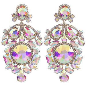 Unbranded (E1551 White AB) Statement Crystal Rhinestone Claw Big Glassrhinestones Drop Ear Unbranded (E1551 White AB) Statement Crystal Rhinestone Claw Big Glassrhinestones Drop Ear