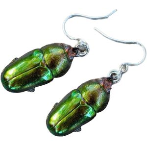 Unbranded Gothic Green Color Scarab Beetle Hoops Earrings Insect Jewelry Fashion Unbranded Gothic Green Color Scarab Beetle Hoops Earrings Insect Jewelry Fashion